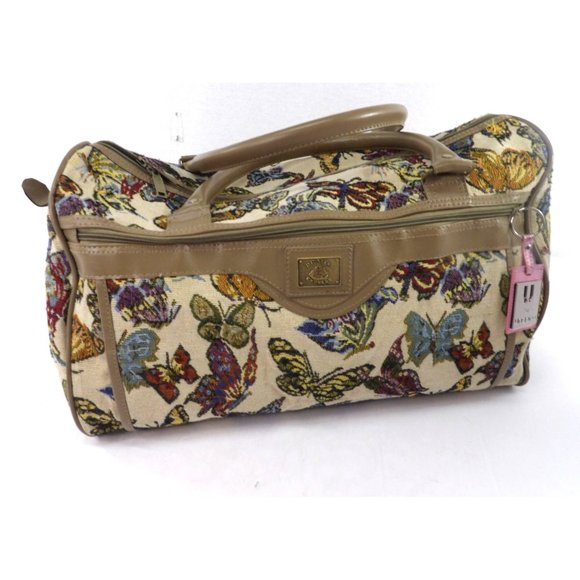 Pioneer Express Handbags - Pioneer ExpressWomen's Carry On Bag Butterfly Print with Shoulder Strap preowned
